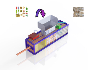 Compactadora Industrial de Alta Presión para Reciclaje de Residuos Sólidos Urbanos, Máquina de Empacado, Equipo de Procesamiento Eficiente - Product Image 1