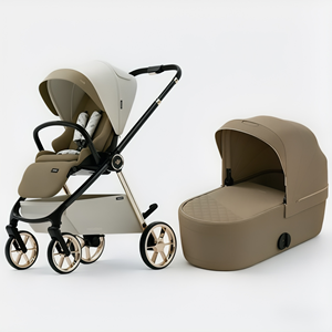 Cochecito de Bebé 3 en 1 Portátil con Reposapiés Ajustable, Ruedas de PU, Cuna y Cesta de Transporte para Venta al por Mayor - Product Image 1