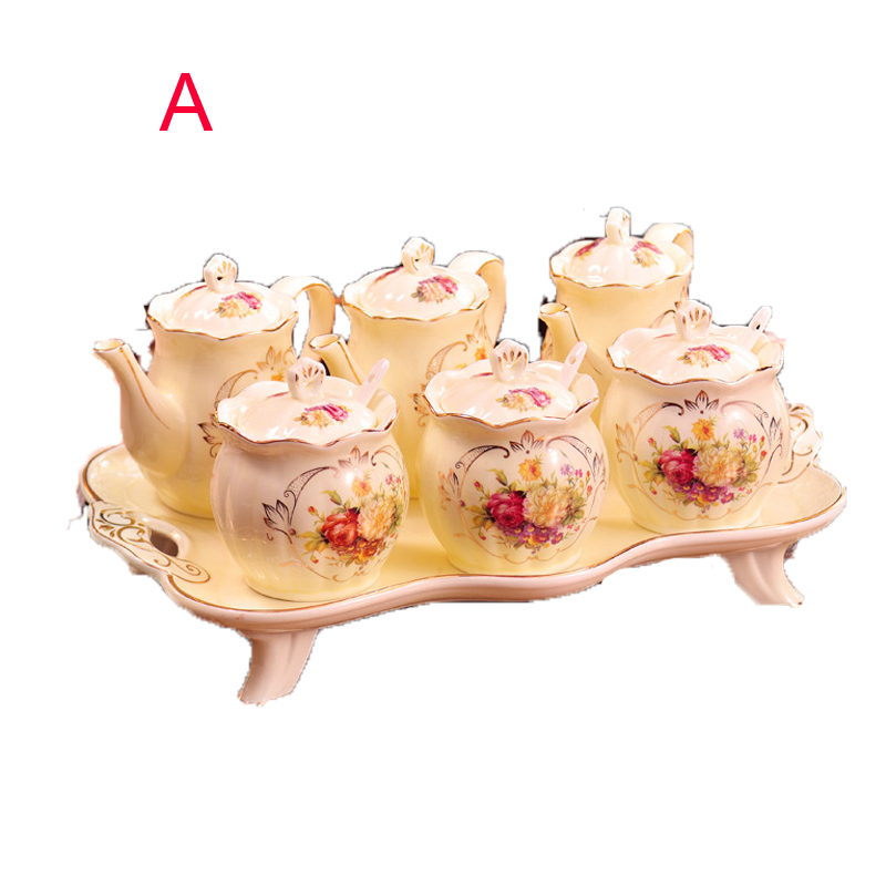 Первоклассный оригинальный прямой креативный Набор банок для специй, керамическая банка для специй, трехкомпонентная коробка для специй на заказ