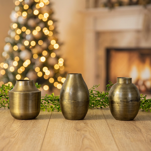 Vases en aluminium anciens - Product Image 1