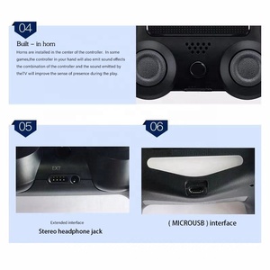 <span class=keywords><strong>Manette</strong></span> sans fil, joystick BT, <span class=keywords><strong>manette</strong></span> de jeu avec vibration, accessoires de jeu, <span class=keywords><strong>manette</strong></span> de jeu pour console P4 - Product Image 3