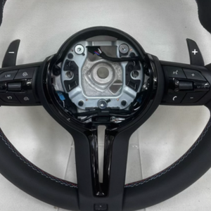 Volant en cuir noir <span class=keywords><strong>M</strong></span> Performance pour <span class=keywords><strong>BMW</strong></span> F20 F36 F30 F31 F10 F32 F33 F39 F80 F82 F87 E84 <span class=keywords><strong>X1</strong></span> X2 X3 X4 X5 X6 - Product Image 4