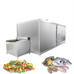 Iqf Transportador en espiral Transportador de enfriamiento en espiral Comida de mar Verduras Fruta Iqf Tunnel Iqf Máquina de congelador rápido en espiral individual - Product Image 1