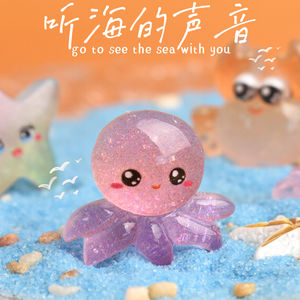 Cabujón de resina de la serie Cute Ocean Shining para la creación de joyas DIY, horquillas y decoración de fundas de teléfono - Product Image 5