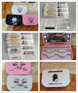 Sang Trọng Màu Hồng Chồn Lông Mi Tùy Chỉnh Bao Bì Hộp Sáng Tạo Lông Mi Nhà Cung Cấp Trường Hợp Matt Cán In Ấn Xử Lý Số Lượng Lớn Lông Mi - Product Image 5