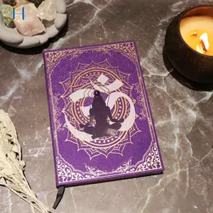 Spiritual Healing Alchemist Book With Crystal Embossed Notepad Diary With Lock Wholesale Leather Journal