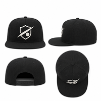Casquette Snapback 6 Panneaux Personnalisable en Polyester/Coton avec Visière Plate et Motif Terrain de Football – Style Urbain Sportif Dobby