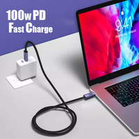 Câble de données OEM USB3.2 Type-C PD 100W 5A à charge rapide 20 Gbit/s, compatible caméra iOS, blindage en nylon tressé, conducteur en cuivre pur