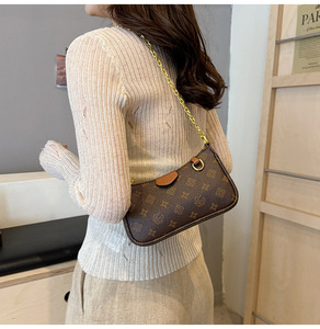 <span class=keywords><strong>Bolso</strong></span> de Hombro <span class=keywords><strong>Mediano</strong></span> de PU para Mujer, Diseño Geométrico de Alta Gama, Elegante, con Cierre, Portátil, a la Moda, Combinable con Todo - Product Image 6