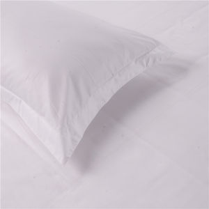 Hohe qualität Luxury Custom weiß hotel 100% natürliche baumwolle satin kissen fall abdeckung weich und bequem - Product Image 3