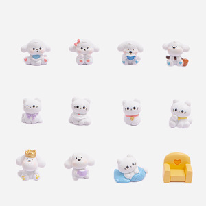 ดีพี คราฟท์ เรซิ่น ฟิกเกอร์สัตว์จิ๋ว น่ารัก ตกแต่งบ้าน ตกแต่งโต๊ะทำงาน - Product Image 5