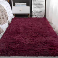 Ensemble de Tapis Contemporains Ultra Doux et Moelleux Fabriqués à la Machine pour Chambres à Coucher, Chevet, Lits et Exercice à Domicile