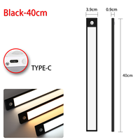 Barre lumineuse LED sans fil pour armoire, éclairage d'induction pour vitrine, rechargeable par USB, à détection de mouvement