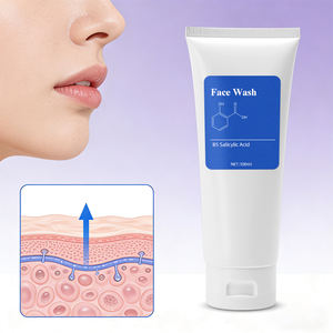 Limpiador <span class=keywords><strong>Facial</strong></span> Orgánico Antiacné de Marca Privada, Gel Espumoso con Ácido Salicílico, Limpiador <span class=keywords><strong>Facial</strong></span> Profundo, Crema <span class=keywords><strong>Limpiadora</strong></span> de Poros, ODM/OEM - Product Image 4