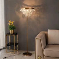 Lampe Led en cristal au Design nordique moderne, luminaire décoratif d'intérieur, éclairage d'ambiance, idéal pour un salon ou un mariage