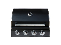 Grill en acier inoxydable à 4 brûleurs de qualité supérieure facilement assemblé Grills de barbecue professionnels intégrés pour cuisine extérieure