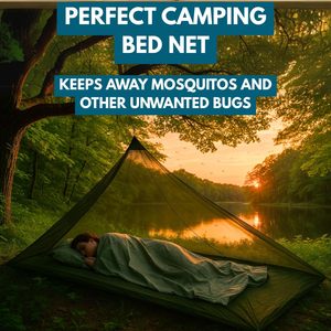 Mosquitera para Camping con Bolsa de Transporte, Ligera y Compacta, Red Protectora Contra Insectos para Supervivencia, Compatible con Sacos de Dormir y Tiendas de Campaña - Product Image 4