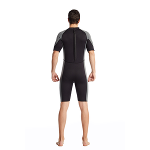 Femmes et hommes 1.5mm <span class=keywords><strong>néoprène</strong></span> à manches courtes <span class=keywords><strong>veste</strong></span> de plongée en gros combinaison humide maillots de bain avec fermeture éclair avant pour la natation <span class=keywords><strong>surf</strong></span> - Product Image 5