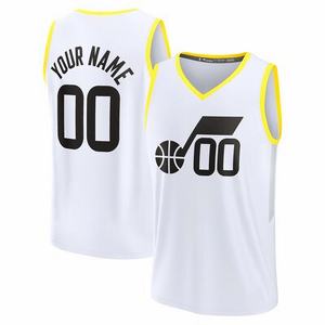 Offre Spéciale haute qualité basket-ball américain cousu imprimé maillot en gros NBaing <span class=keywords><strong>Utah</strong></span> tous les joueurs nouveaux vêtements de sport chemise hauts - Product Image 3