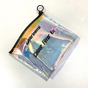 Sac à fermeture éclair en PVC personnalisé pour emballage de bijoux avec logo imprimé, pochette à fermeture éclair transparente, sac à maquillage à fermeture éclair, sac en plastique à fermeture éclair en gros - Product Image 3