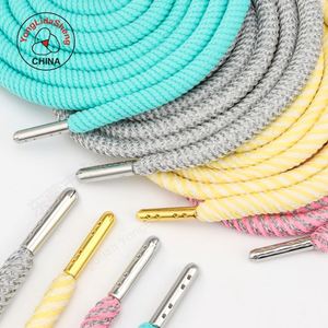 Cordones personalizados para sudaderas con agujeta metálica, estilo nuevo, para zapatillas de poliéster, de una sola capa - Product Image 2