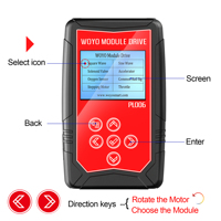 Lecteur de code WOYO PL006, outil de diagnostic de bobine d'allumage automobile 12V, utilisation universelle, connectivité USB, injecteur, électrovanne, affichage LED