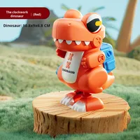 Machine à griffes de rachat de points de jouet en plastique dinosaure à remonter pour enfants en gros avec pendentif sac cadeau