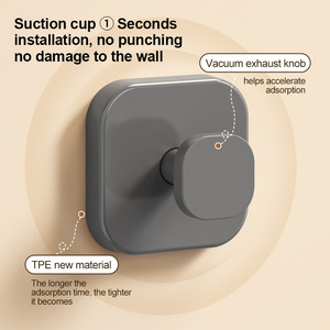 Crochets muraux pour la prospérité familiale, capacité de charge de 5 à 10 kg, multifonctionnels, pour cuisine et salle de bain, ventouse, pas de perçage requis - Product Image 3