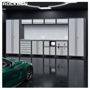 Tủ dụng cụ đa năng ROCKBEN, thiết kế bằng thép cán nguội, chịu lực cao, kết hợp làm bàn làm việc, dành cho nhà để xe, xưởng. - Product Image 1