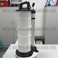 Extracteur de liquide manuel et pneumatique HUTZ 9L en plastique pour vidange d'huile de voiture, pompe de transfert d'huile moteur X3090MPD, déposeur de réservoir
