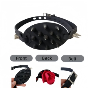 Volwassenenartikelen seksproducten rivet mondknevel BDSM seksspelletjes set open mondknevel metalen seksspeeltjes voor vrouwen of koppels - Product Image 4