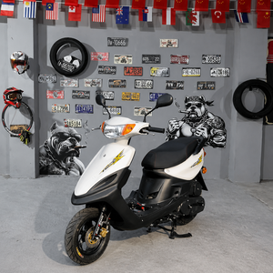 Scooter à essence Yamaha JOG YM125T-3 100cc d'<span class=keywords><strong>occasion</strong></span>, 4 temps, moteur économe en carburant, moto à grande vitesse 100 km/h, cyclomoteur unisexe pour les trajets quotidiens - Product Image 4