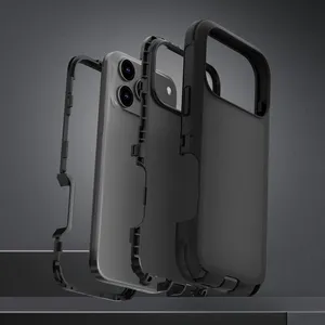 Funda Resistente a Impactos con Clip para Cinturón, Diseño de Dos Tonos, Protección Reforzada para <span class=keywords><strong>iPhone</strong></span> 17 Air, 16, 15, 14 Plus, 13 <span class=keywords><strong>Pro</strong></span> <span class=keywords><strong>Max</strong></span> - Product Image 3