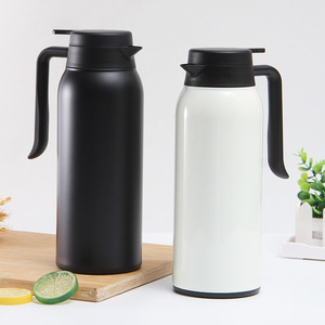 Taza termo de vacío de acero inoxidable 304 de gran <span class=keywords><strong>capacidad</strong></span> personalizada con mango de diseño moderno, termo doméstico para fiestas - Product Image 1