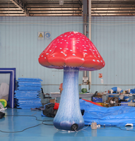 Ballon géant décoratif d'extérieur, modèle gonflable alice au pays des merveilles, décoration de fête, champignon gonflable
