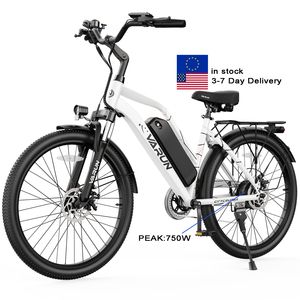 Bicicleta Urbana de 26 Pulgadas con 60 km de Autonomía, Suspensión Delantera de 750W, para Paseos de Ocio, para Adultos, Disponible en Almacén de la UE, Directo de Fábrica - Product Image 1