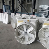 Ventilateur d'extraction en fibre de verre FRP, ventilateurs en fibre de verre anti-corrosion pour fermes avicoles, serres et ateliers