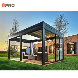 Pergola bioclimatique en aluminium à lames orientables entièrement automatique à prix avantageux APRO - Product Image 1