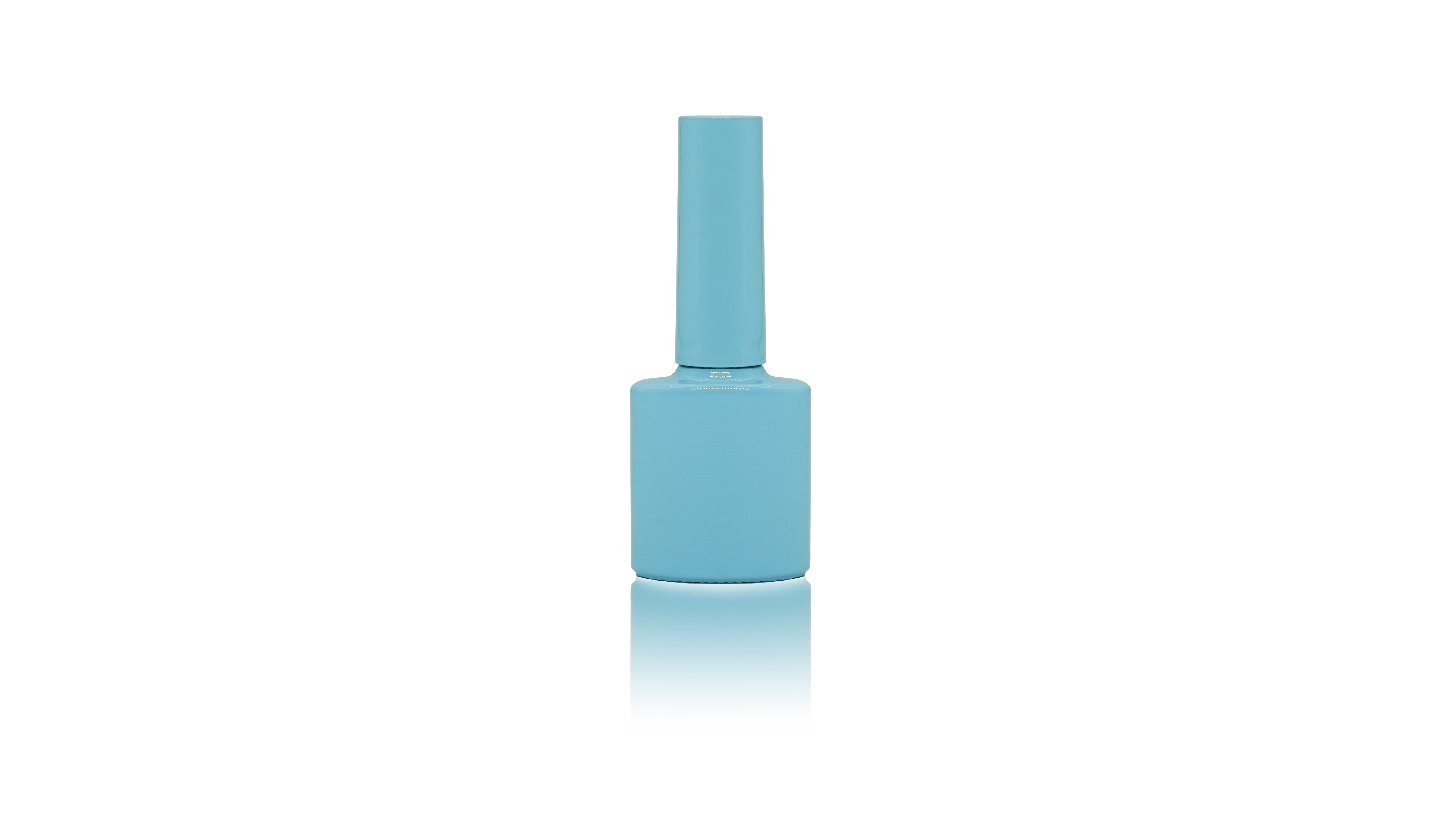 5ml 10ml 12ml 15ml Glossy Empty Glass Square uv Gel Nail Polish Bottle With Brush