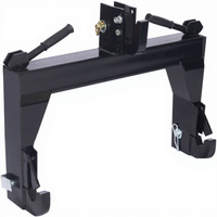 Attelage rapide à 3 points de couleur noire robuste de 3000 lb pour tracteur, en stock aux États-Unis