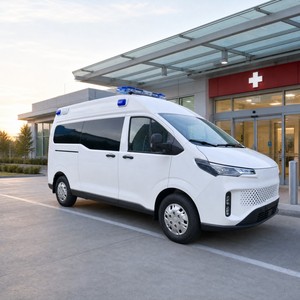 Nouvelle ambulance électrique (EV) 8 <span class=keywords><strong>places</strong></span> avec climatisation, onduleur 1000W, armoire médicale personnalisable, CKD, véhicule pour flotte hospitalière - Product Image 2
