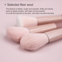 Lot de 10 mini-pinceaux de maquillage portables en gros – Applicateur d'ombre à paupières, pinceau à blush, pinceau à fond de teint, outils de maquillage pour le visage