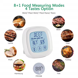 Termometro Digitale per Carne con Sonda, Grande Display LCD Touchscreen, Timer e Allarme, Certificazione FDA per Carne e Liquidi - Product Image 4
