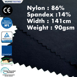 WP-5EN1 86% полиамид 14% спандекс ткань для фитнеса бега спортивная ткань тканая эластичная нейлоновая ткань 4 способа - Product Image 2