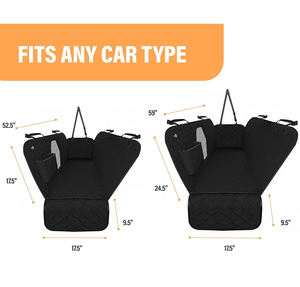 Funda Protectora para Asiento Trasero de Coche para Mascotas, Impermeable, Hamaca para Perros, Protector de Asiento Trasero con Características de Seguridad - Product Image 2