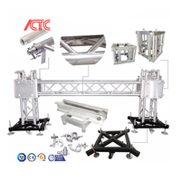Estructura de aluminio para iluminación de escenarios, tipo poste, para cabina de DJ