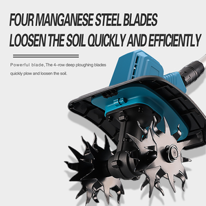 F.EASY.D Motozappa Elettrica da Giardino 330RPM, 9 Pollici, <span class=keywords><strong>per</strong></span> Prato/Giardinaggio/Lavorazione del Terreno - Product Image 4