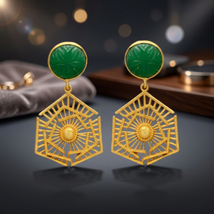 Pendientes de Perlas de Aleación Hechos a Mano, Plateados, Estilo Boho para Fiestas, Moda Infantil - Product Image 2