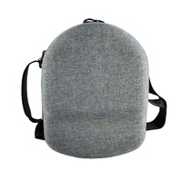 Sac de voyage personnalisé grande capacité gris en EVA, étui étanche pour lunettes VR, étui tendance en PU et soie, adapté aux enfants, taille personnalisée, fabriqué en Chine