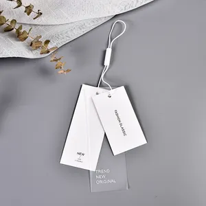 Aangepaste Logo Product Tags Hang Tag Kleding Tag